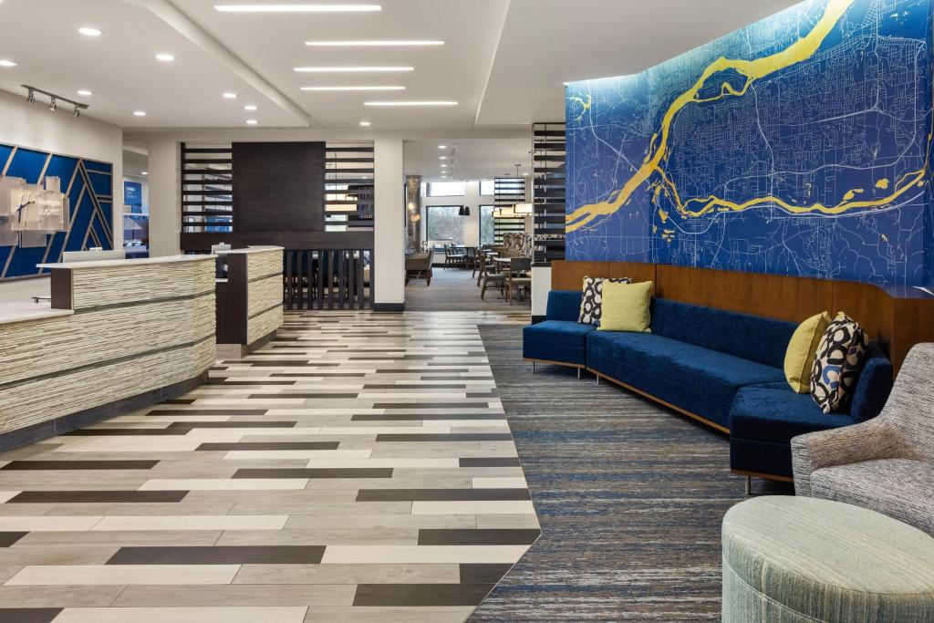 Posezení v ubytování Holiday Inn Express Moline - Quad Cities Area by IHG