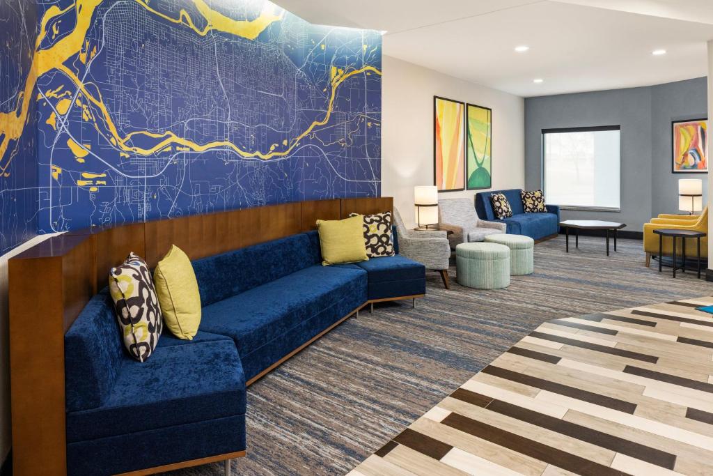 Posezení v ubytování Holiday Inn Express Moline - Quad Cities Area by IHG