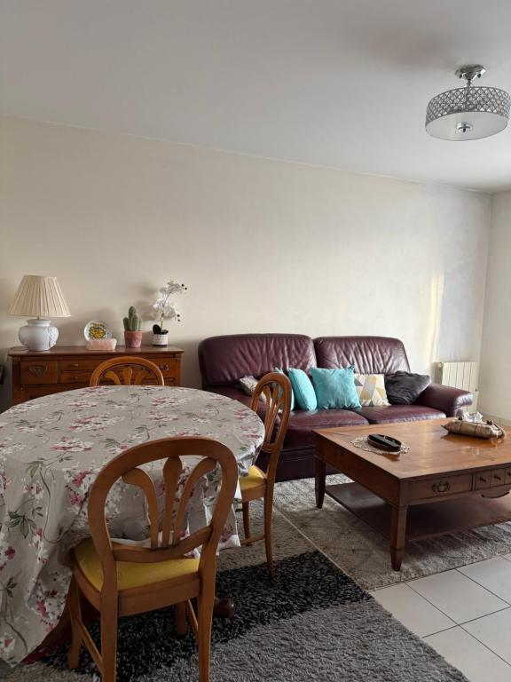 Χώρος καθιστικού στο Appartement Cosy