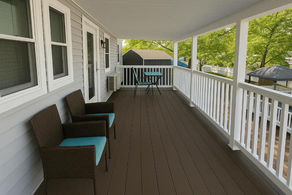 Ein Balkon oder eine Terrasse in der Unterkunft Atlantic Breeze Motel &amp; Apartments
