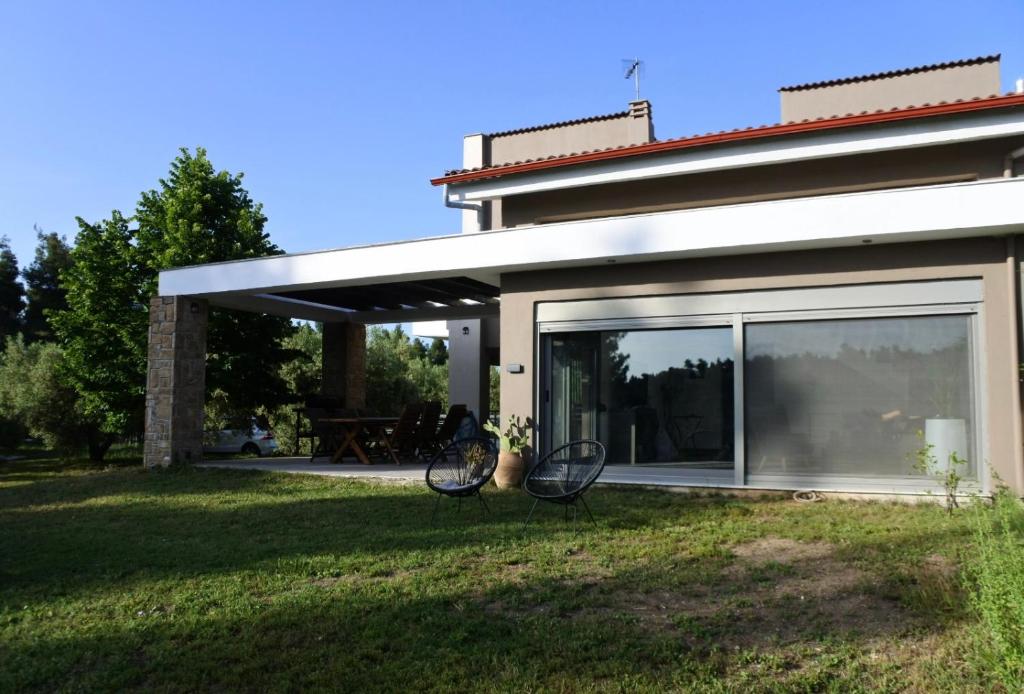 Zahrada ubytování Villa Aggelos