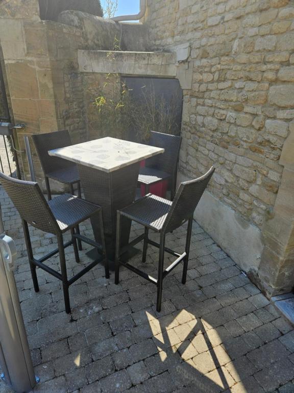 Balkón nebo terasa v ubytování Logement cosy et moderne