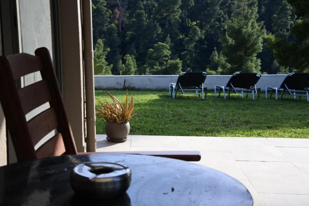Zahrada ubytování Villa Aggelos