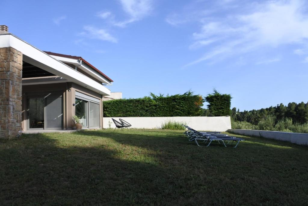 Zahrada ubytování Villa Aggelos