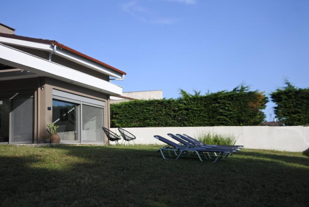 Zahrada ubytování Villa Aggelos