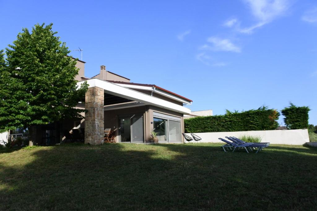 Zahrada ubytování Villa Aggelos