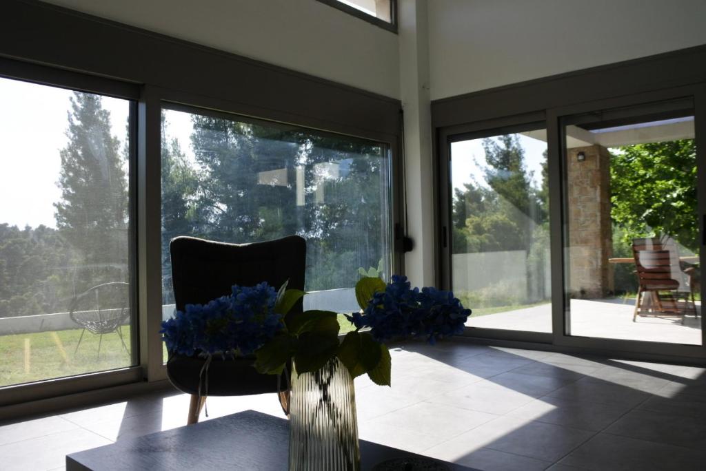 Zahrada ubytování Villa Aggelos
