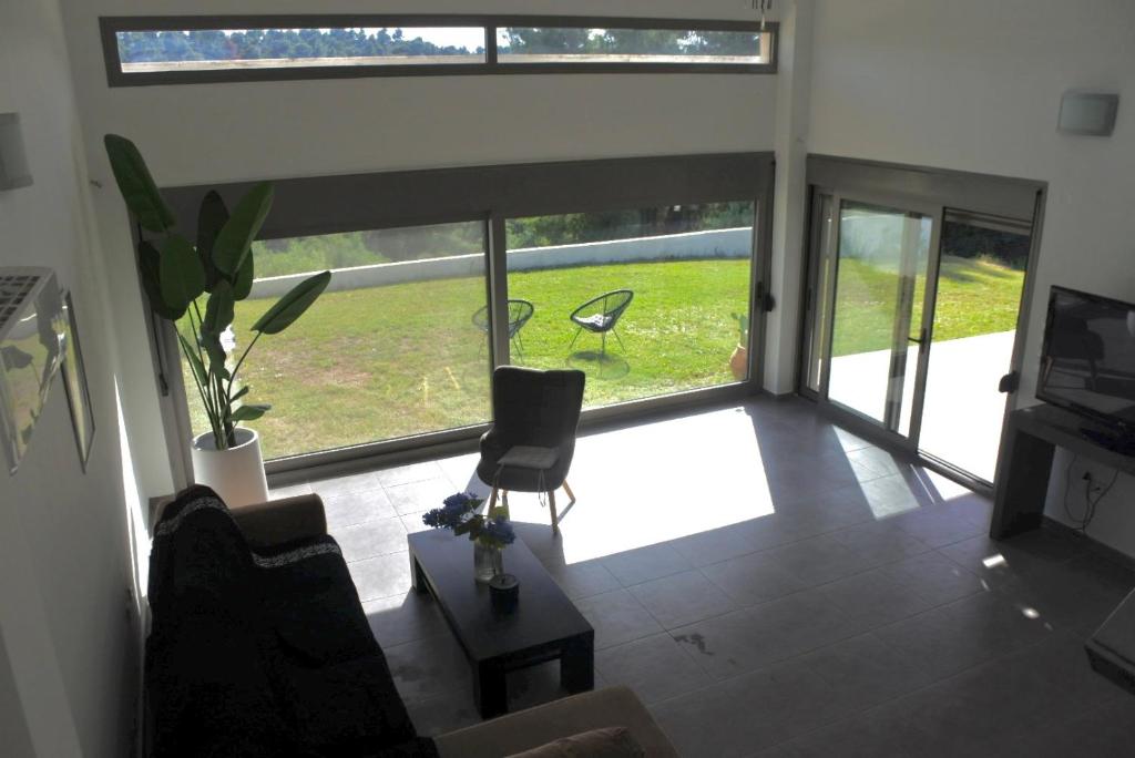 Balkón nebo terasa v ubytování Villa Aggelos