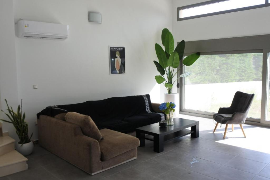 Posezení v ubytování Villa Aggelos
