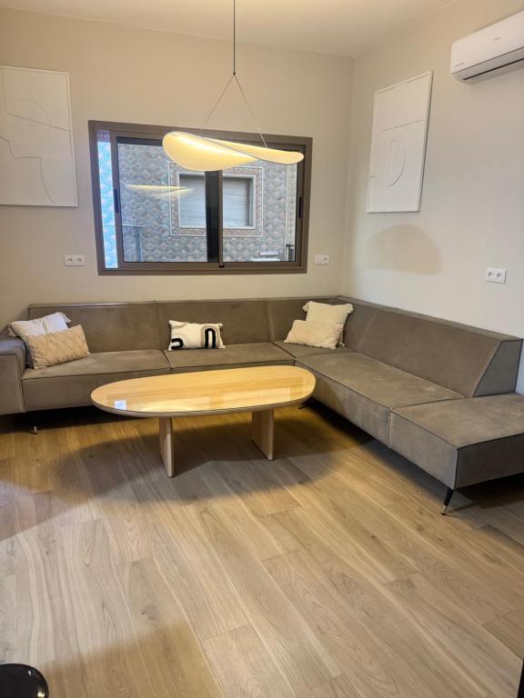 Posezení v ubytování belle vue appartement al hoceima