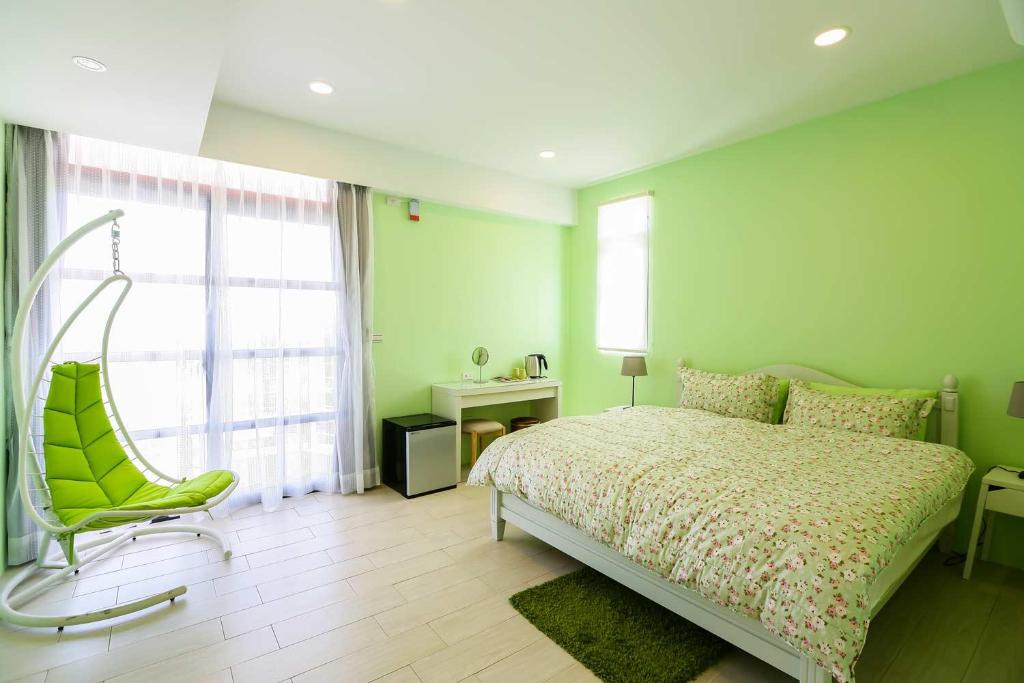 Postel nebo postele na pokoji v ubytování Sea People B&B
