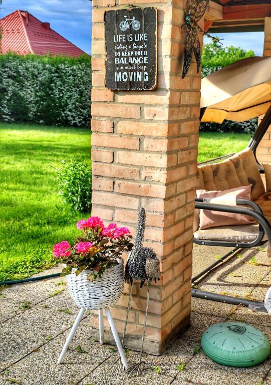 Zahrada ubytování Idylický rodinný penzión Arkádia pri Dunajskej cyklotrase