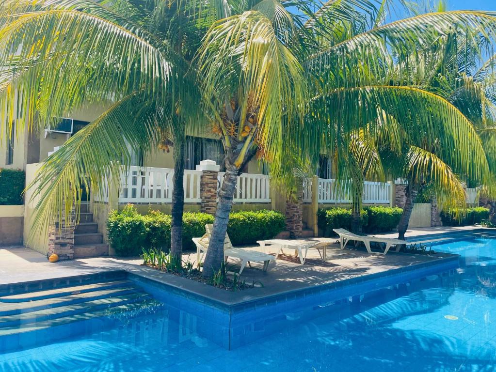Bazén v ubytování Aquamira Hotel & Resort nebo v jeho okolí