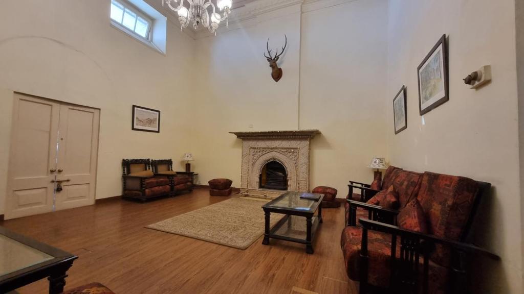 Posezení v ubytování Hotel Padmini NIvas