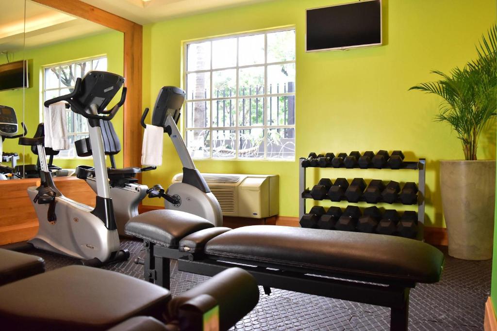 Gimnasio o instalaciones de fitness de Sleep Inn Paseo Las Damas