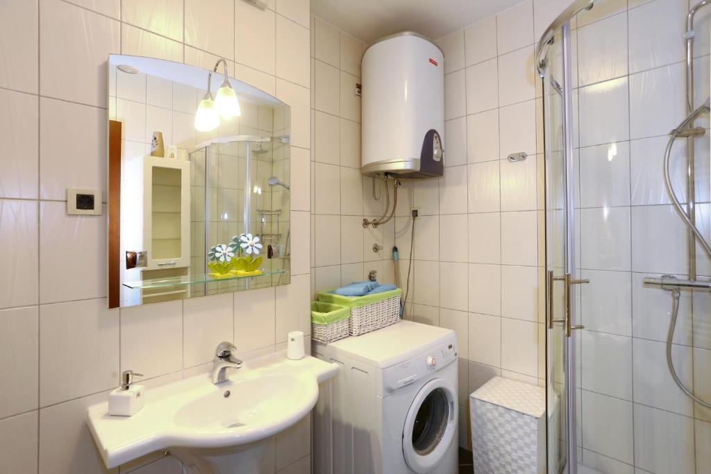 Kúpeľňa v ubytovaní Apartment Puntamika