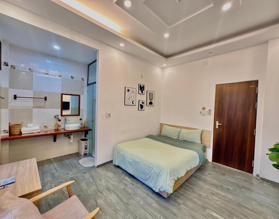 Kuchyň nebo kuchyňský kout v ubytování ChiPa Homestay