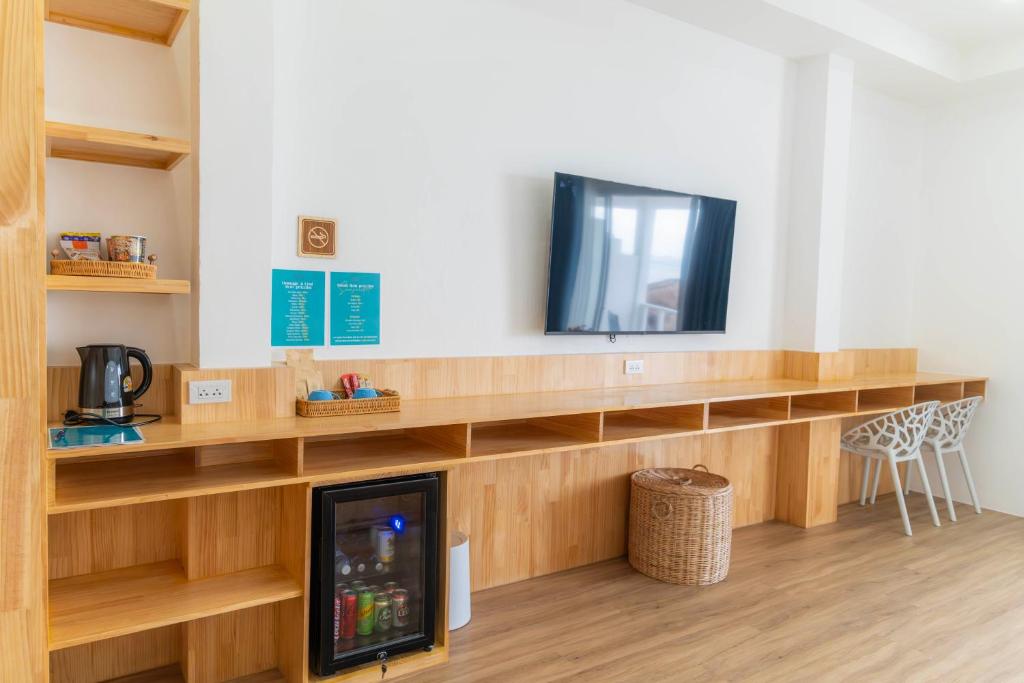 Kuchyň nebo kuchyňský kout v ubytování Ibiza Beach Club Koh Tao