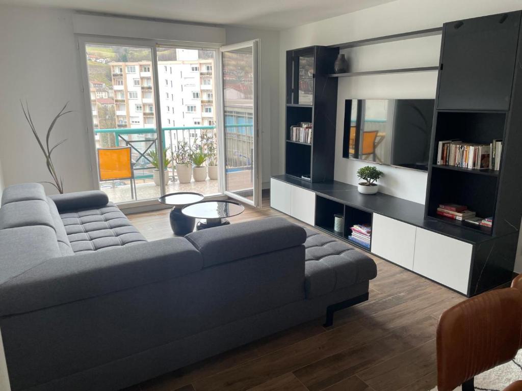 Χώρος καθιστικού στο Confort et Moderne GENÈVE ANNECY