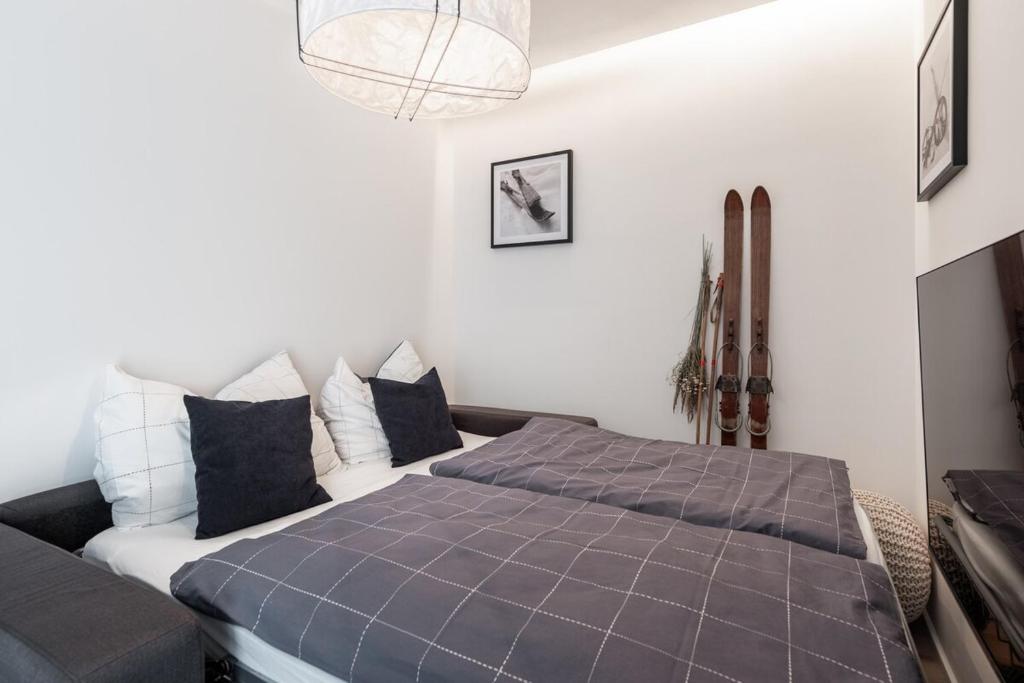Postel nebo postele na pokoji v ubytování Endemit Apartment