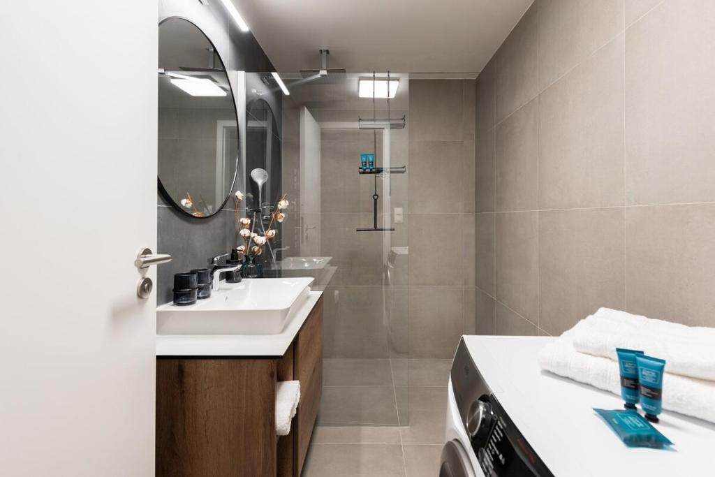 Koupelna v ubytování Endemit Apartment
