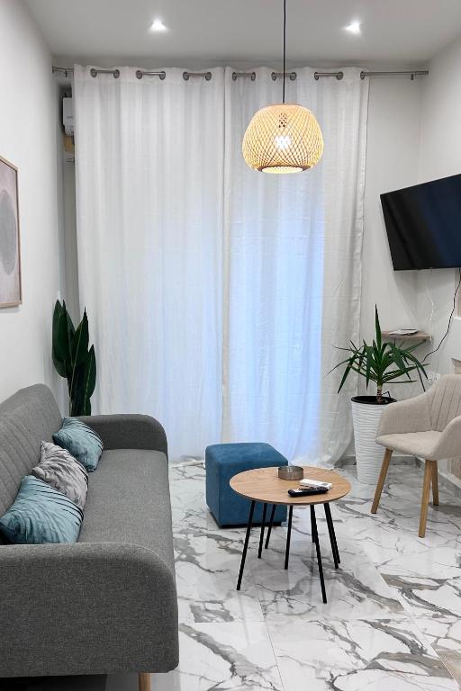 Posezení v ubytování Eria's Junior Suite