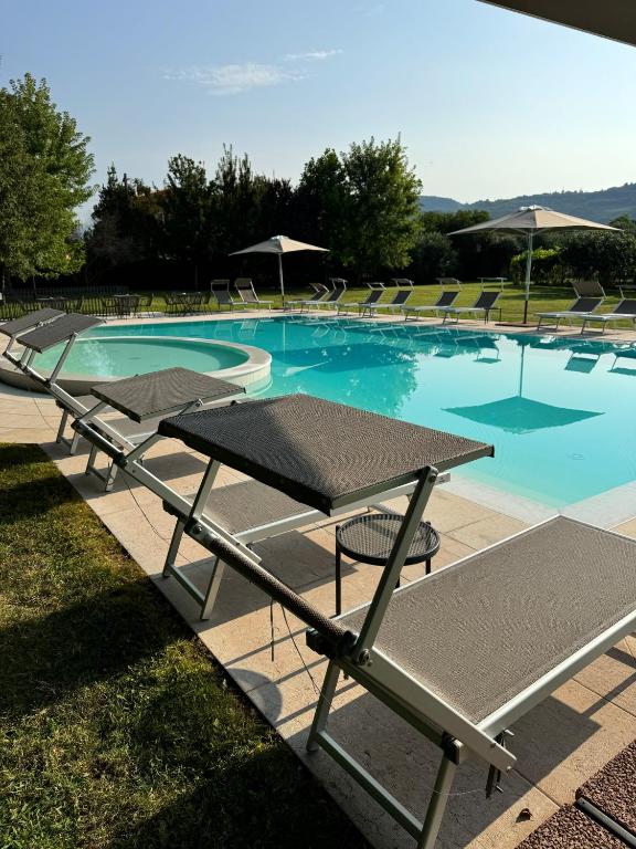 Bazén v ubytování Relais Villa Selle nebo v jeho okolí