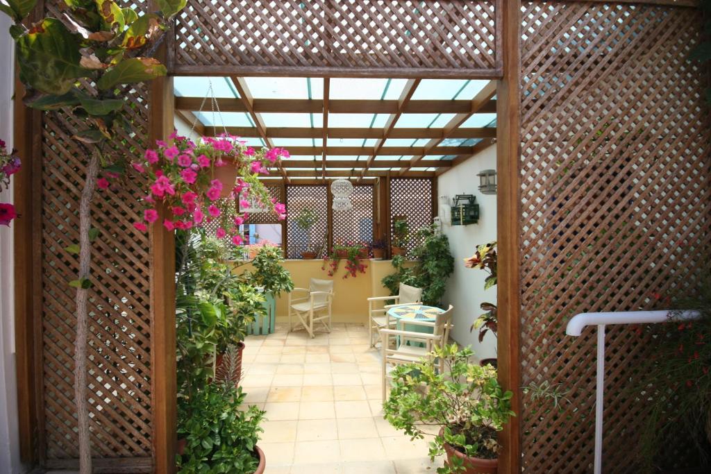 Zahrada ubytování Nostos Hotel