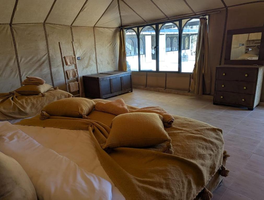Posezení v ubytování Desert Nights Camp