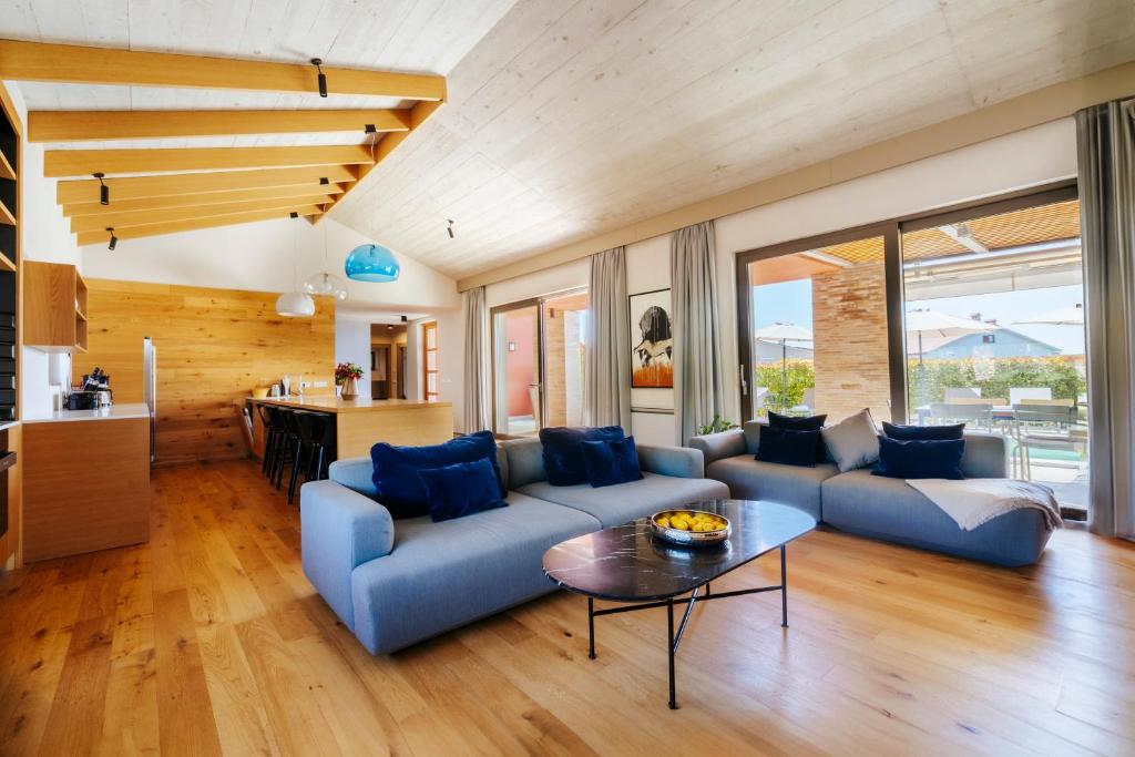 Posezení v ubytování Villa Casa Ombra Rossa