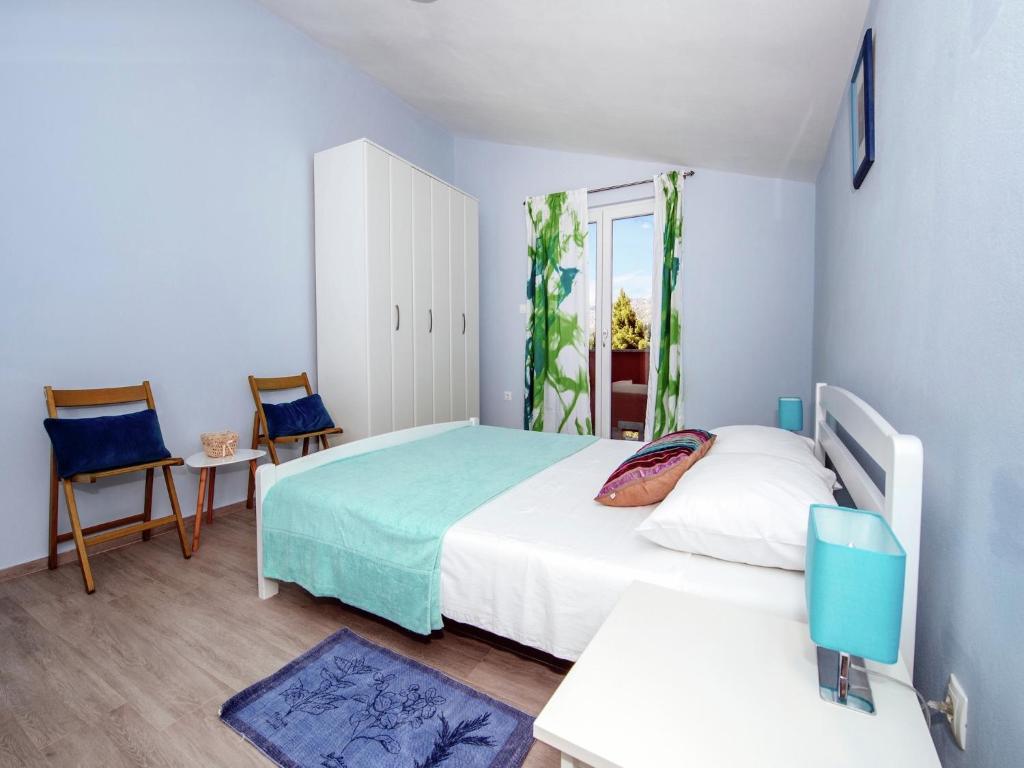 Posteľ alebo postele v izbe v ubytovaní Modern Apartment in Starigrad Paklenica with Barbecue