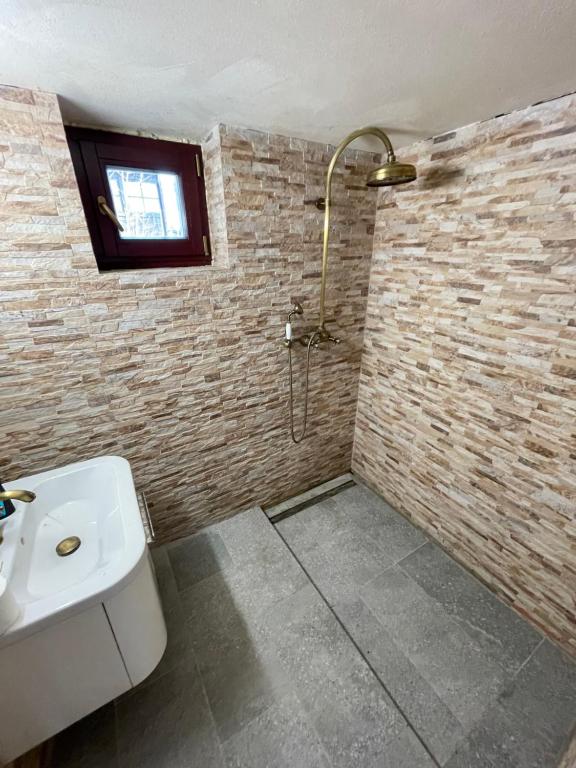 Koupelna v ubytování Chata Křivoklát