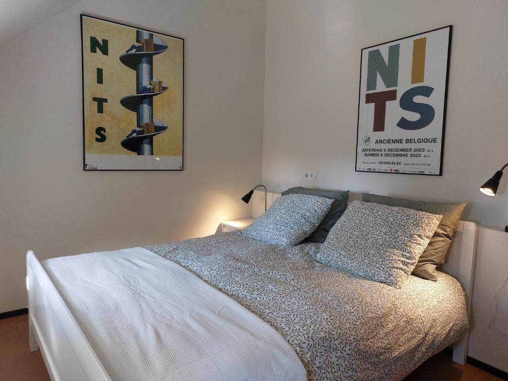 Postel nebo postele na pokoji v ubytování Stee O Kees