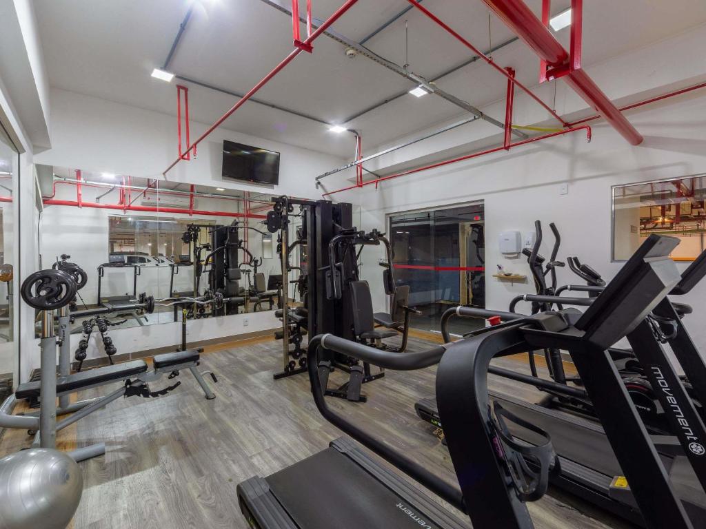 Fitness centrum a/nebo fitness zařízení v ubytování ibis Manaus Aeroporto