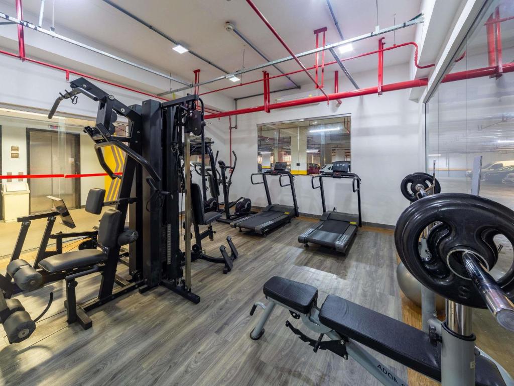 Fitness centrum a/nebo fitness zařízení v ubytování ibis Manaus Aeroporto
