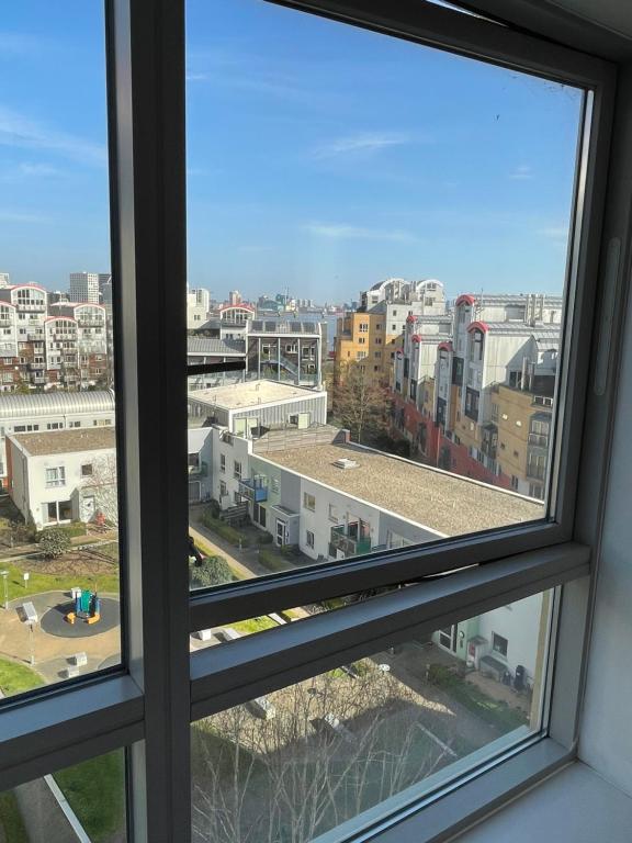 a view of a city from a window at En-suite room LGBTQ friendly in London