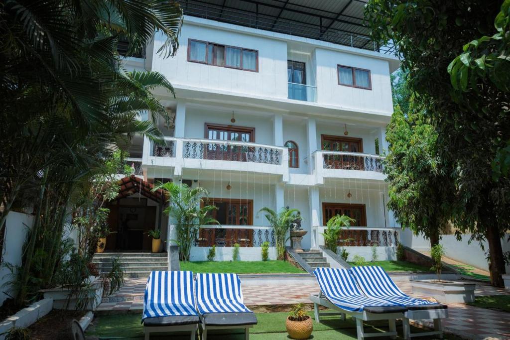 Zahrada ubytování Goa Villagio, Candolim - A Unit of IHM