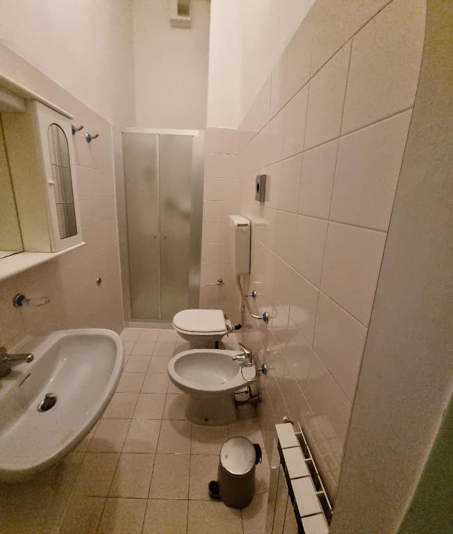Koupelna v ubytování Hotel K2 Cervia 3 stelle sup