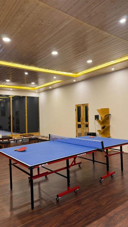 Stolní tenis v ubytování De Reeva Resort Pangong nebo okolí