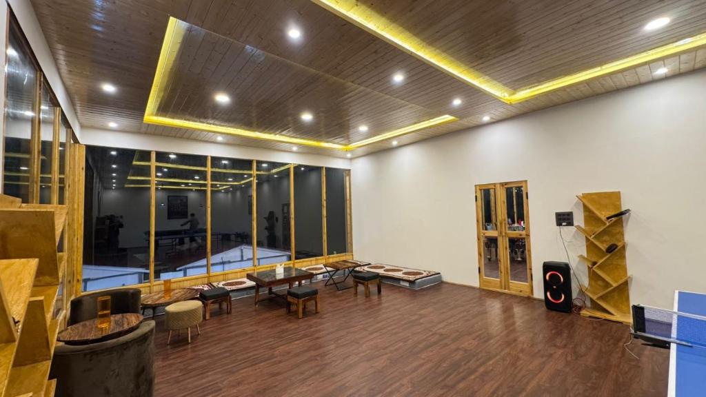 Posezení v ubytování De Reeva Resort Pangong