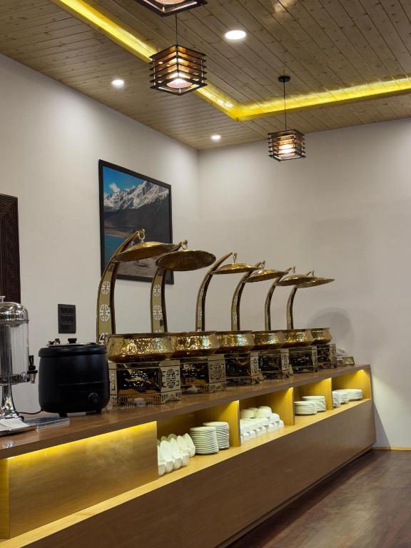 Posezení v ubytování De Reeva Resort Pangong