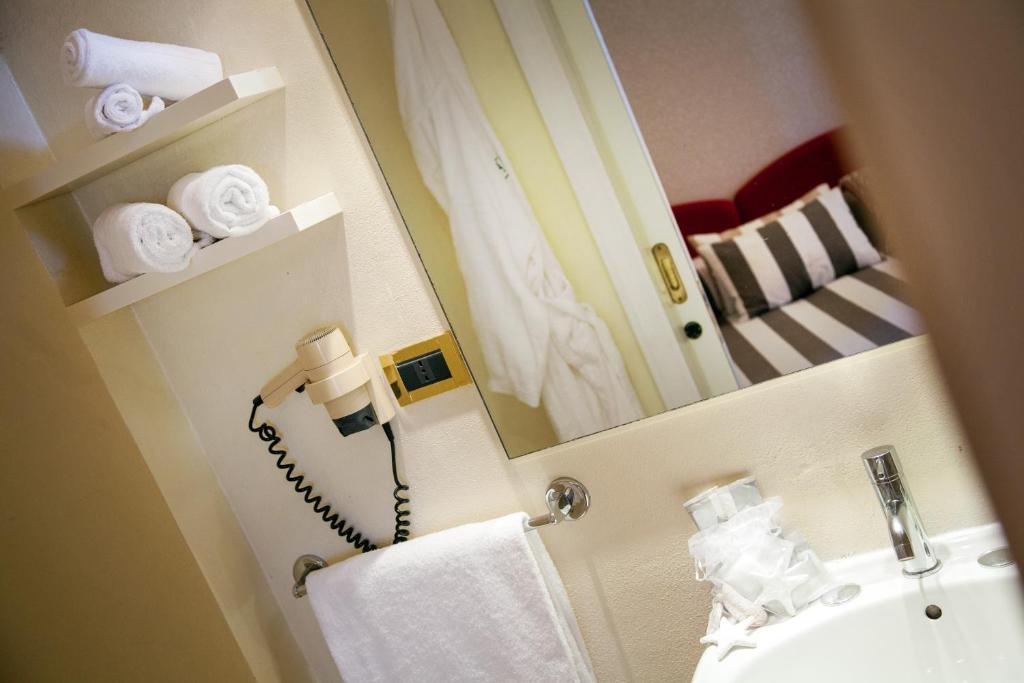 Koupelna v ubytování Hotel Kursaal