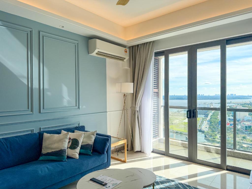 R&F Princess Cove by Nest Home at Johor Bahru - Appartamento Con 3 Camere Da Letto E Vista Mare