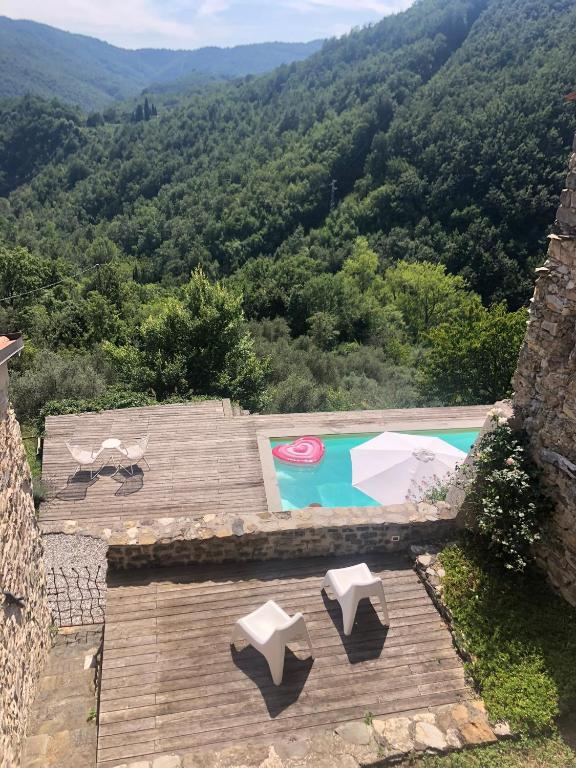 Nespecifikovaný výhled na hory nebo výhled na hory při pohledu z bed and breakfast