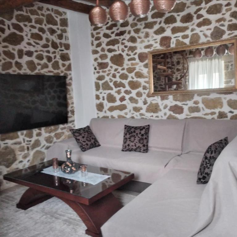 Posezení v ubytování Kellis House