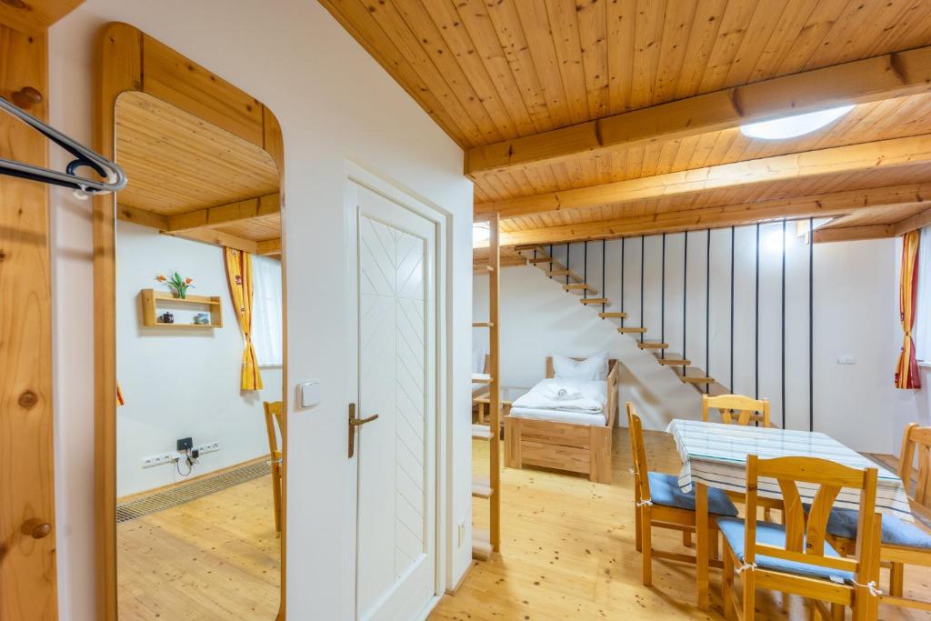 Postel nebo postele na pokoji v ubytování Exklusives Landhaus