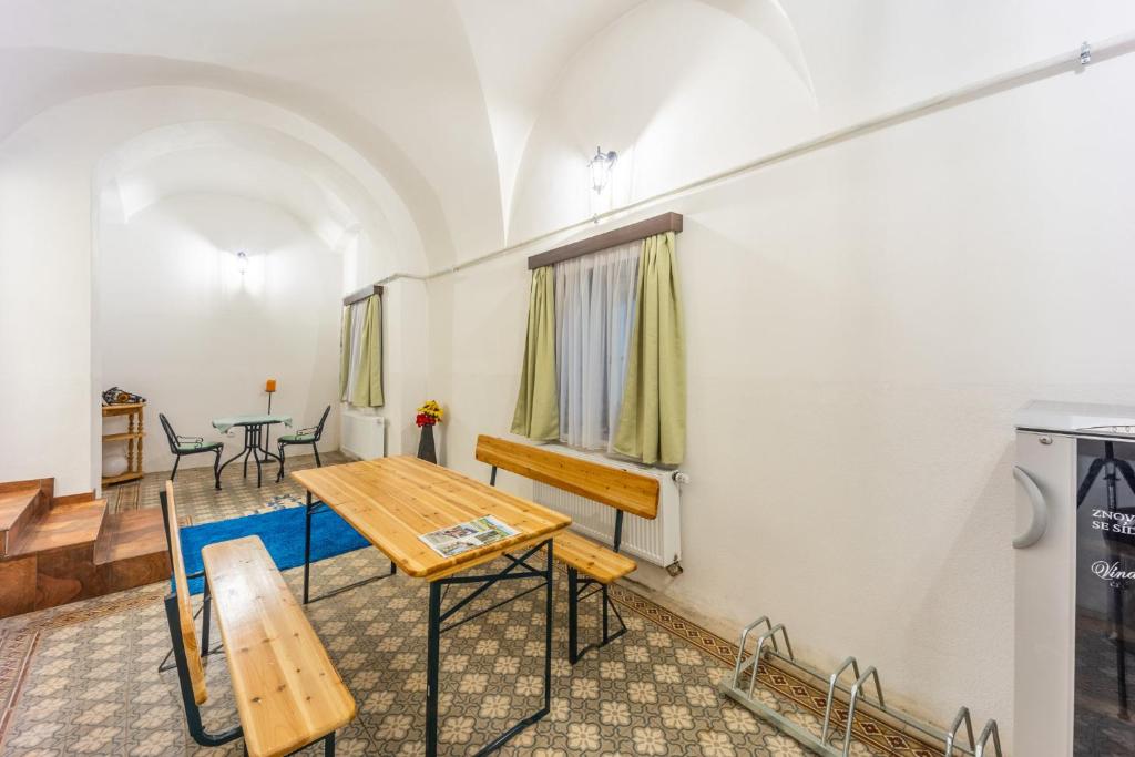 Istumisnurk majutusasutuses Bezauberndes Gästehaus in Satov