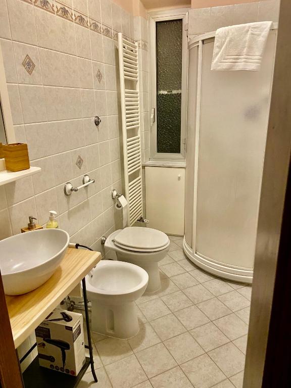 Kúpeľňa v ubytovaní Casa A & M