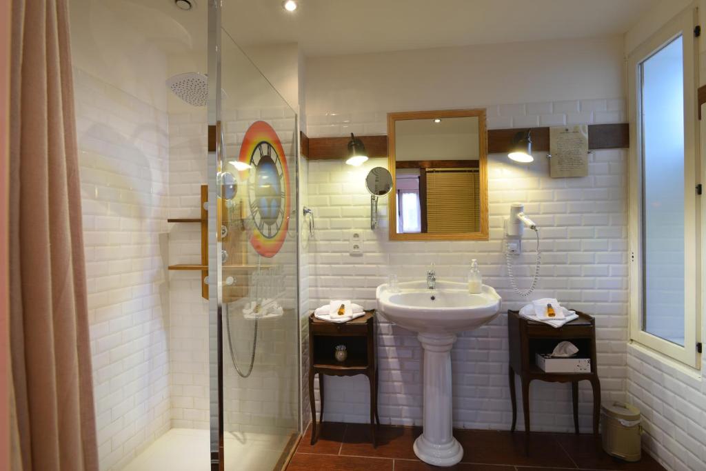 Koupelna v ubytování Suivez Le Lapin Blanc-BB Chambres d'Hôtes