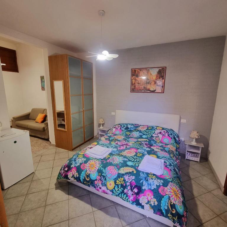 Postel nebo postele na pokoji v ubytování A due passi